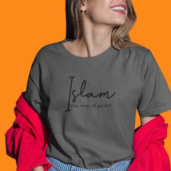Islam The Way of Peace Shirt | Islam Statement Shirt Ramadan Shirt | Islamic Tee - Picture 10 of 10